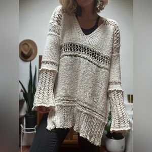 Free people loose knit sweater